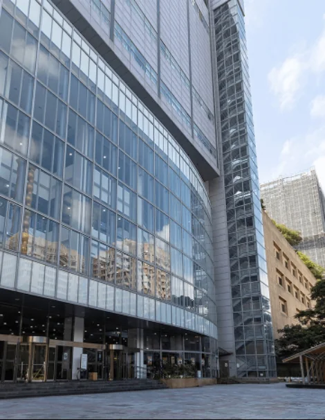 Exterior of the NTUH International Convention Center in Taipei